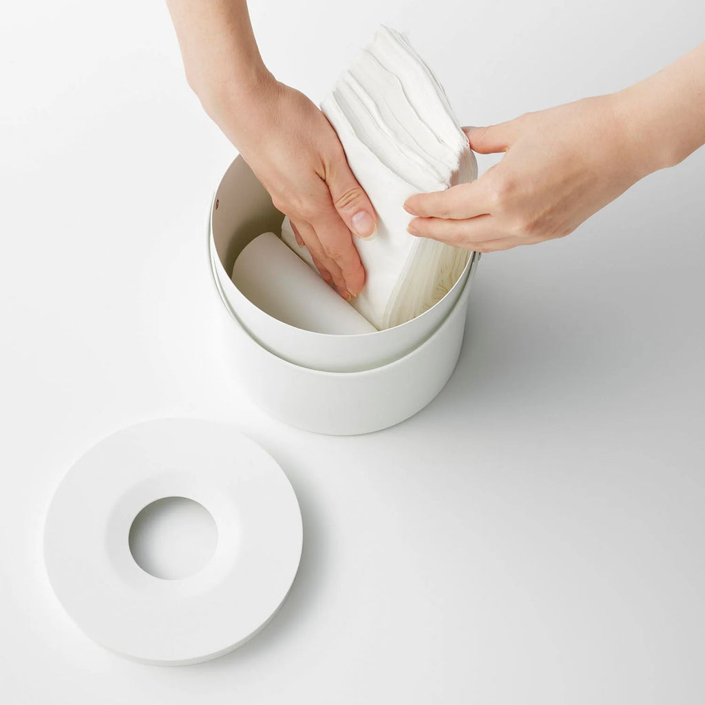 Handle-type tissue case tower