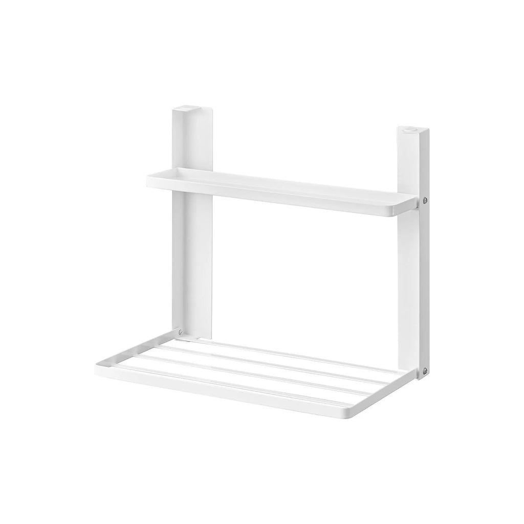 Magnet Foldable Washing Machine Side Shelf 2-Tier Tower