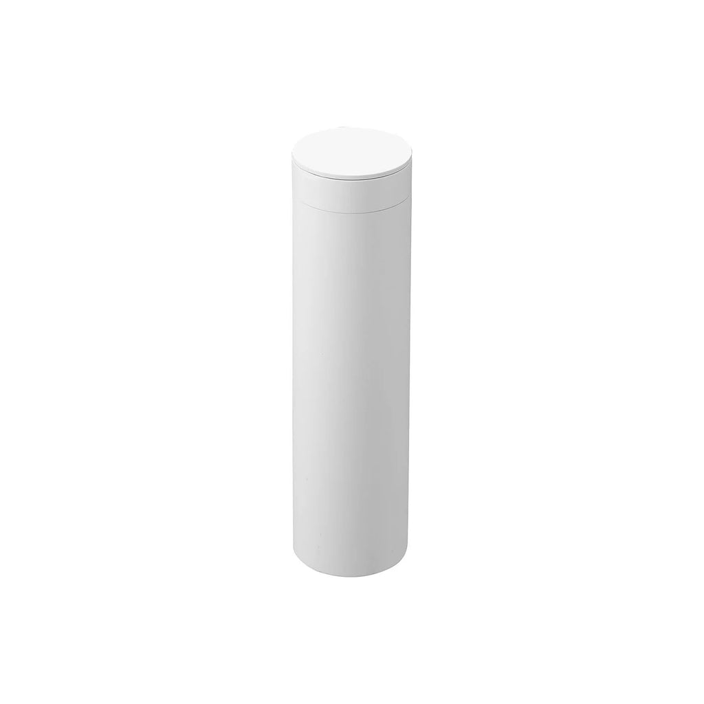 Tissue case tower with cylindrical lid