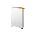 Handle-type slim hidden storage trolley tower