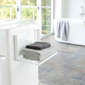 Magnet folding washing machine side shelf tower