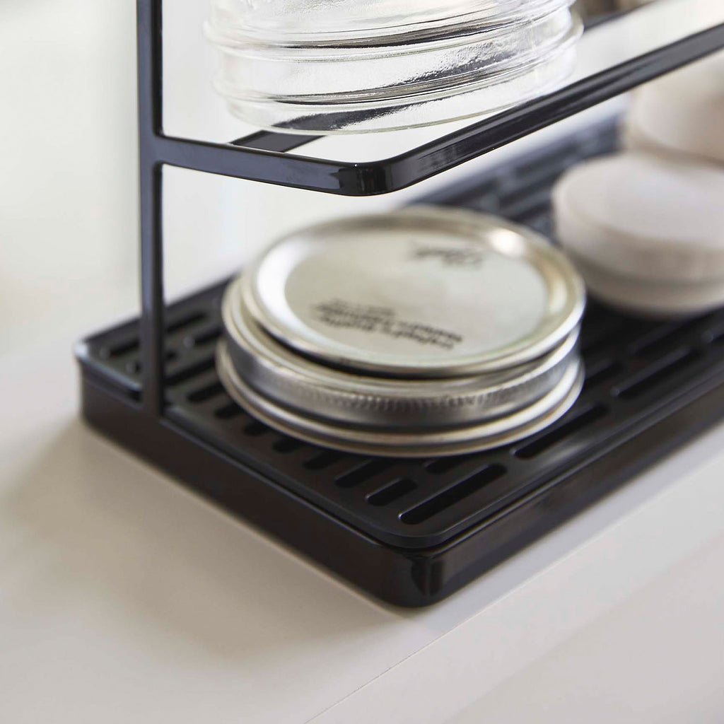 Wide bottle drying rack tower